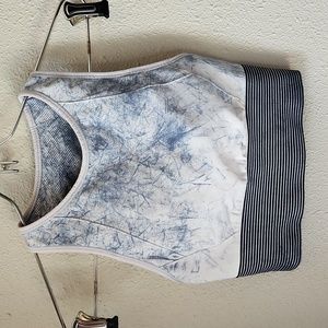 Lululemon Ebb to Train Bra Wash in White / Black / Luna Size 4